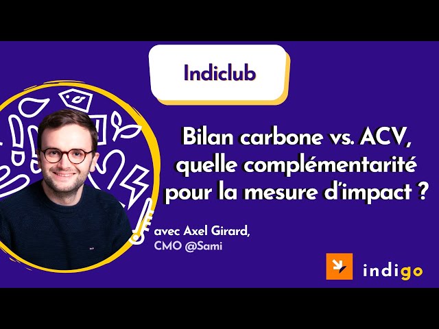 ACV et bilan carbone