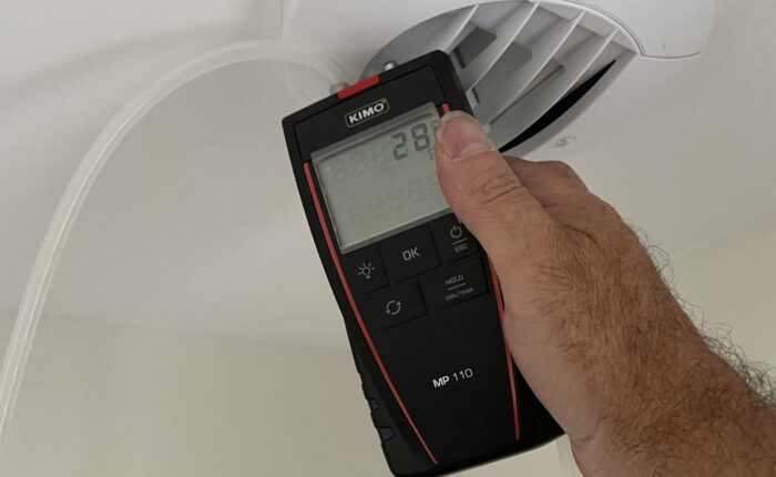 test d'infiltrométrie RT 2012