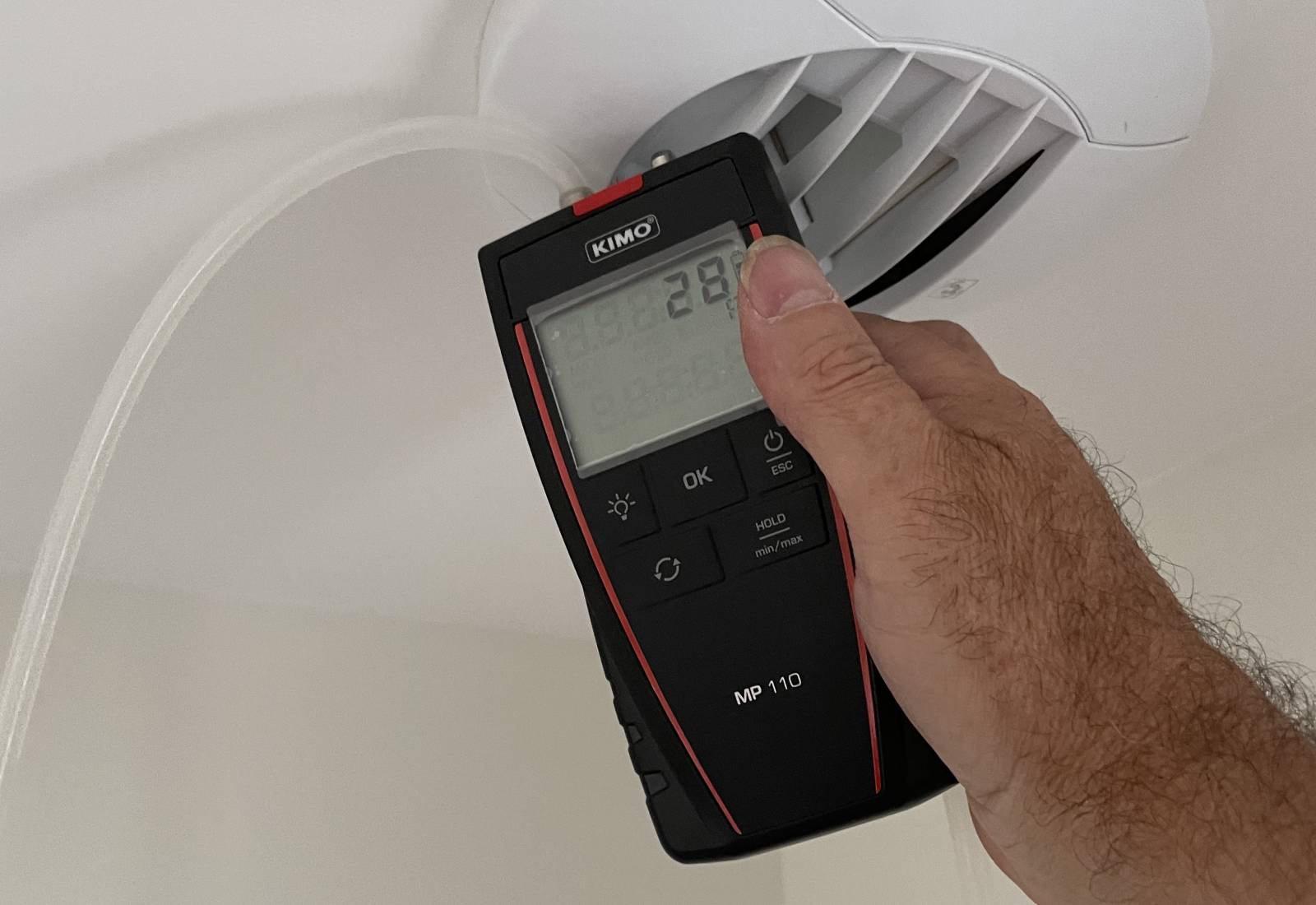 test d'infiltrométrie RT 2012