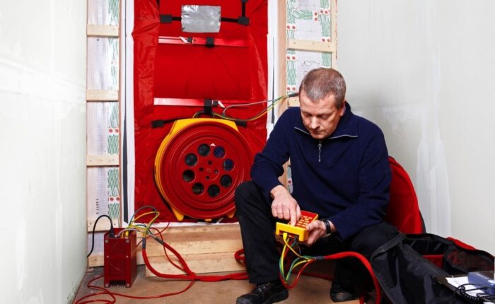 test d'infiltrométrie